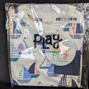 Little Sleepies Seas The Day Pocket Tee 18-24 Months